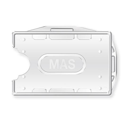MAS 3524 ÇİFT YÜZLÜ KART MUHAFAZASI 54x26