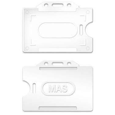 MAS 3520 PLASTİK KART POŞETİ YATAY ŞEFFAF 54x86