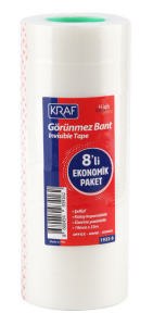 KRAF GÖRÜNMEZ BANT 19mm x 33m 8 Lİ 1933-8