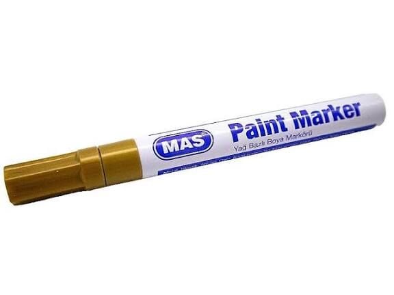 MAS 6448 PAİNT MARKER ALTIN 12'Lİ