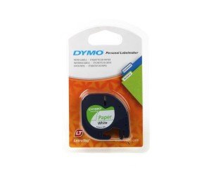 Dymo Letratag Kağıt Etiket 12 mm x 4 m Beyaz