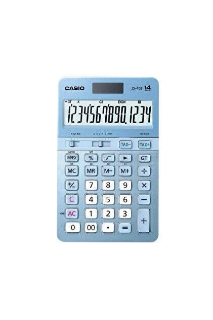 CASİO JS-40B A. MAVİ HESAP MAKİNESİ