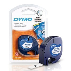 Dymo Letratag Plastik Etiket 12 mm x 4 m Şeffaf
