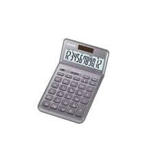 CASİO JW-200SC-GY 12 HANE GRİ HESAP MAKİNESİ