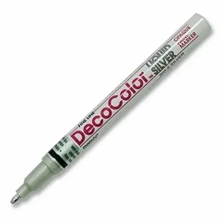 MARVY DECOCOLOR 728 SİLVER PAİNT MARKER