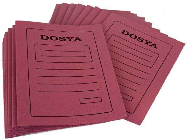 Folder Tam Kapak Karton Dosya 50'li