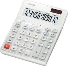 CASİO DE-12E-WE-W-DP HESAP MAKİNESİ