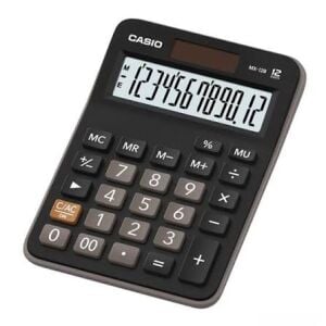 CASİO MX-12B SİYAH HESAP MAKİNESİ