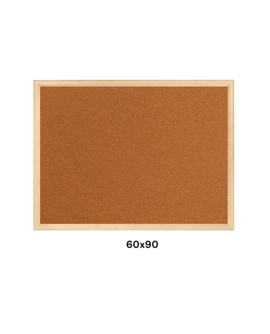 Panda Pan 116 Ahşap Çerçeve Mantar Pano 60x90 cm
