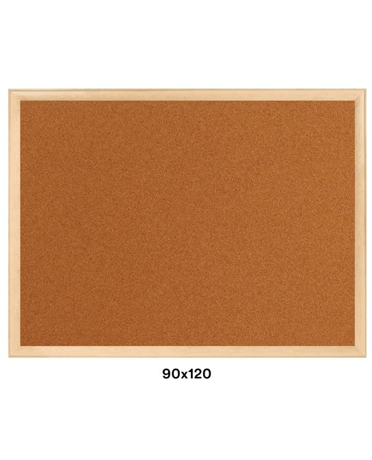 Panda Pan 117 Ahşap Çerçeve Mantar Pano 90x120 cm