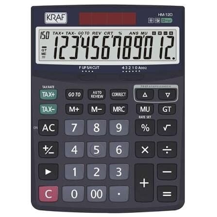 KRAF HM-120 HESAP MAKİNESİ