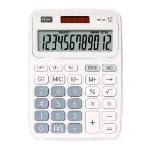 KRAF HM-185 WT BEYAZ HESAP MAKİNESİ